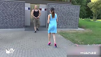 Teen'S Outdoor Anal Adventure In German Parking Lot