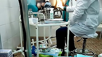 Intense Bondage And Orgasm During Gynecological Exam