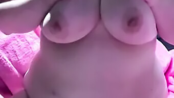 Mature Mom With Big Natural Tits Enjoys Rough Tit Play And Pain