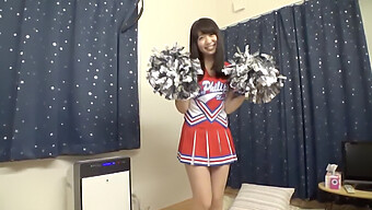 Stunning Asian Cheerleader From Prestigious University In Steamy Dorm Encounter