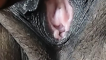 Close-Up Of My Wife'S Dark Pussy And Tight Holes