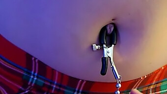 Belly Button Bondage And Nipple Play In Teen Girl-On-Girl Video