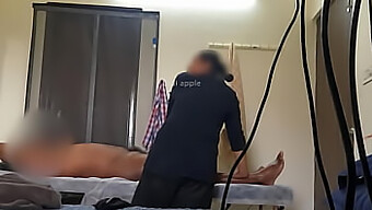 Stealthy Recording Of Spa Visit Featuring Sensual Massage And Intimate Kissing