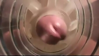 Man Enjoys Pleasure From Sex Toy On Webcam