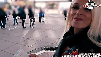 Deutsche Milf Mit Tattoos Wird Auf Den Straßen Von Berlin Abgeschleppt