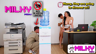 Please Refrain From Doing It Again: The Cleaner Discovers The Secretary Engaging In Sexual Activity With Her Superior.