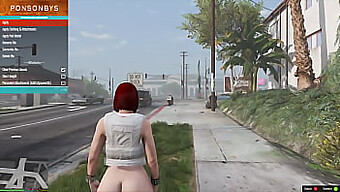 美しいヌードレディモッドとのgtavの世界を探索してください。