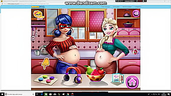 Pregnant Elsa And Her Partner Ladybug In Steamy Video