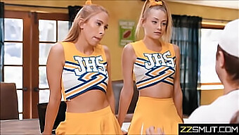 Cheerleading Team'S Steamy Dorm Encounter With Their Coach