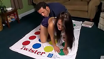 Yaz And Her Partner Engage In A Steamy Twister Game