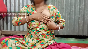 Desi Tumpa Bhabhi Reveals Her Large White Breasts And Smooth Tight Vagina While Her Spouse Is Absent