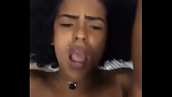 Brazilian Beauty Savors Every Moment Of Delicious Pleasure!