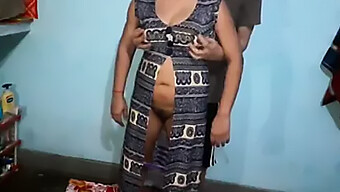 Indian Housewife With Big Natural Tits Gets Rough Sex From Neighbor