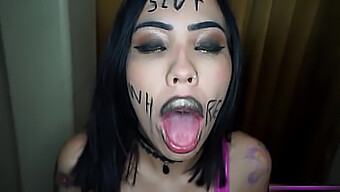 Jasmine Dark Tem Seu Rosto Fodido E Recebe Gozada Na Cara Em Um Vídeo Hardcore