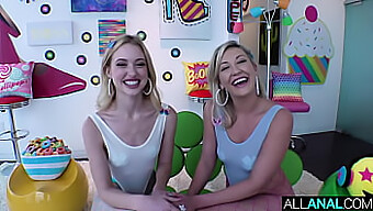 Chloe Cherry E Adira Allure In Un Bollente Trio Con Un Grosso Cazzo E Gioco Anale