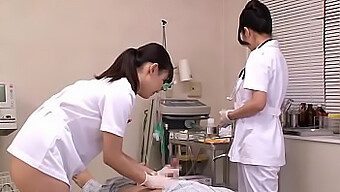 Japanese Nurses Provide Intimate Medical Care In Hospital Setting